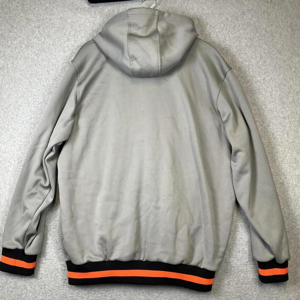 MLB Merchandise Men's Large Gray San Francisco Giants Baseball Full Zip Jacket - Picture 7 of 11